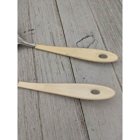 Casualware Serving Set Imperial USA 1971 TK Co Stainless w Coated Handle Veggies - Picture 5 of 6